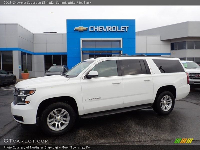 Summit White / Jet Black 2015 Chevrolet Suburban LT 4WD
