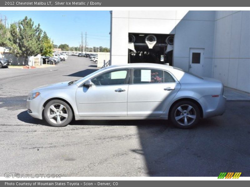Silver Ice Metallic / Ebony 2012 Chevrolet Malibu LT
