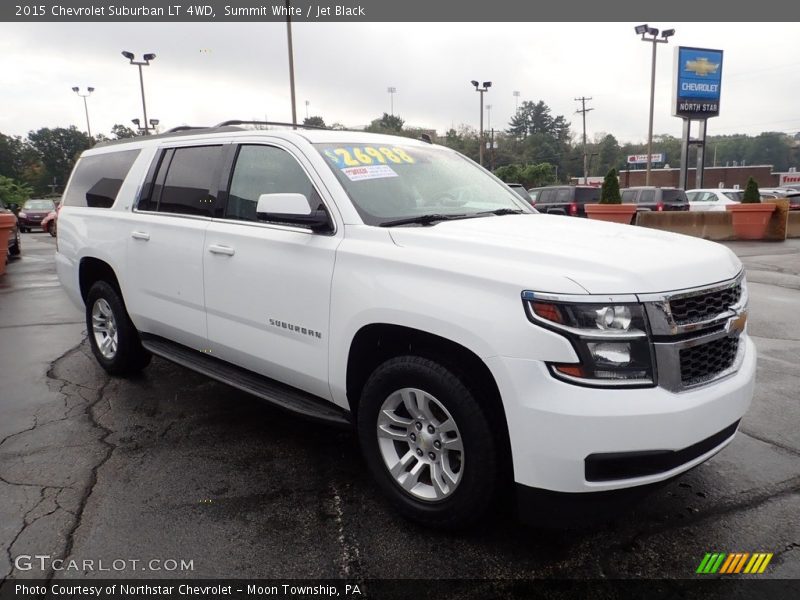 Summit White / Jet Black 2015 Chevrolet Suburban LT 4WD