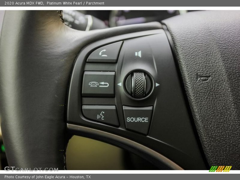 Platinum White Pearl / Parchment 2020 Acura MDX FWD