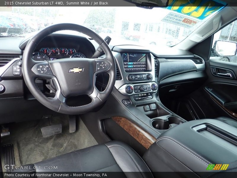 Summit White / Jet Black 2015 Chevrolet Suburban LT 4WD