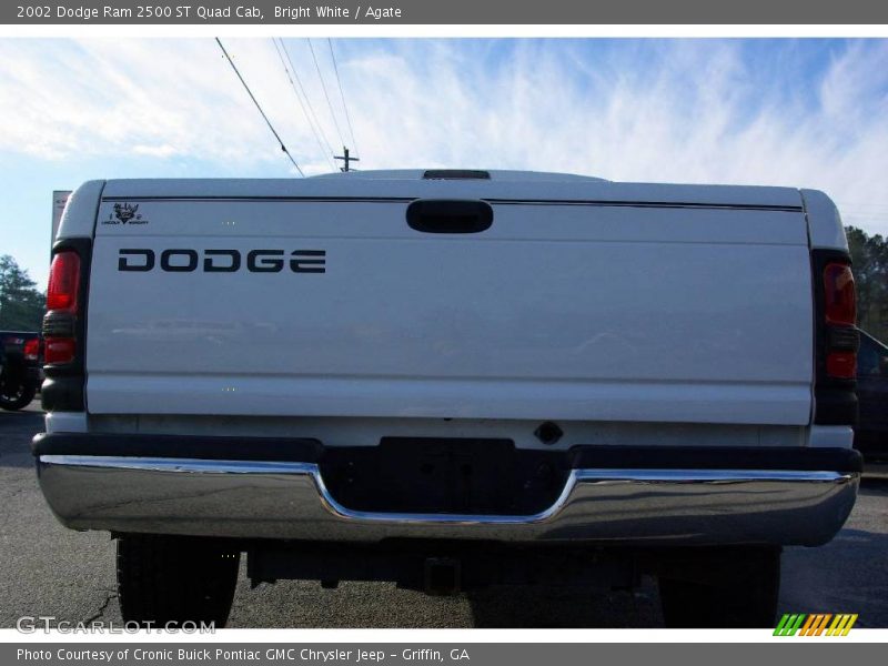 Bright White / Agate 2002 Dodge Ram 2500 ST Quad Cab