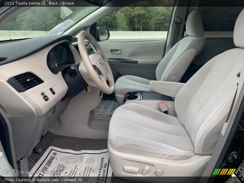Black / Bisque 2011 Toyota Sienna LE