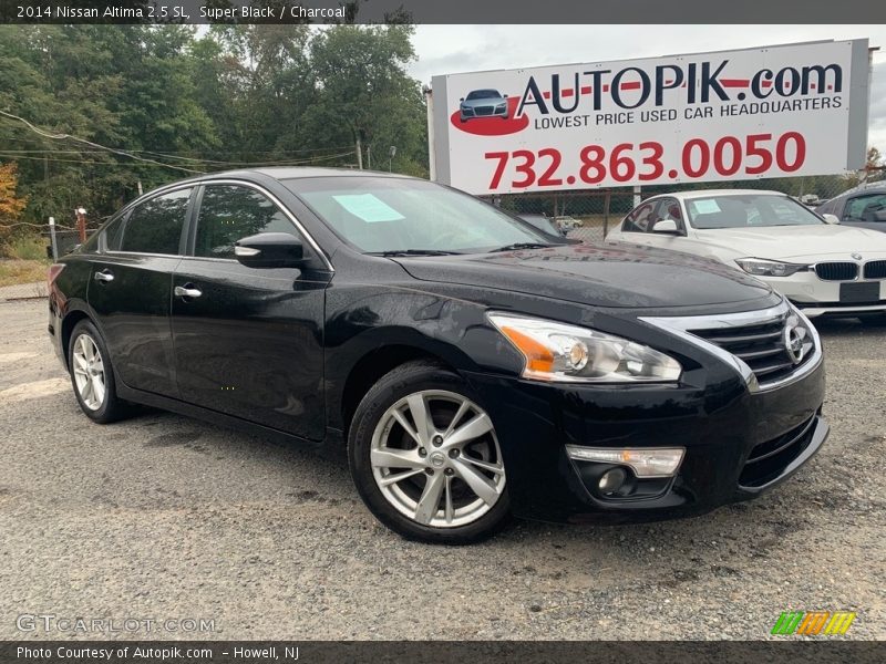 Super Black / Charcoal 2014 Nissan Altima 2.5 SL