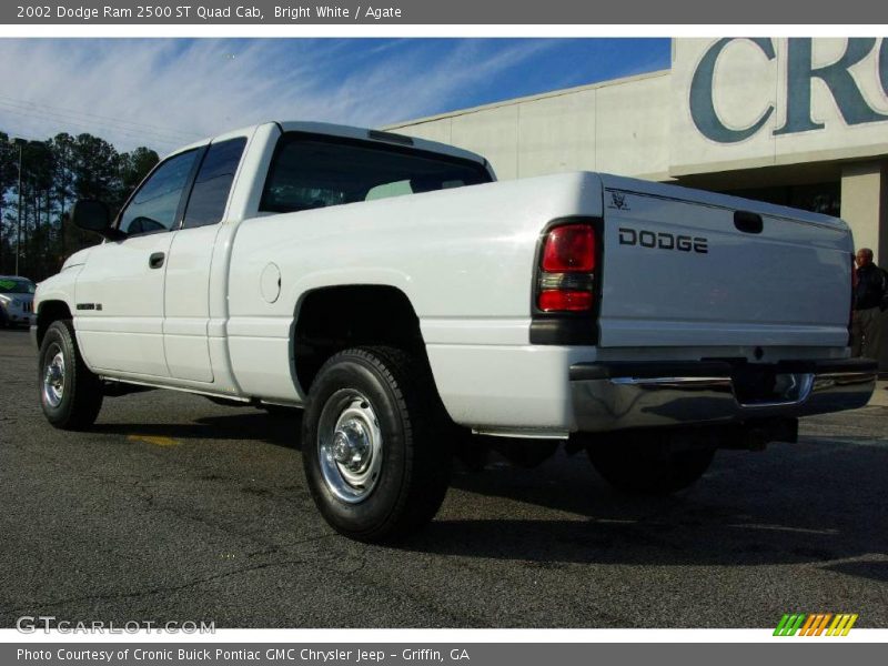 Bright White / Agate 2002 Dodge Ram 2500 ST Quad Cab