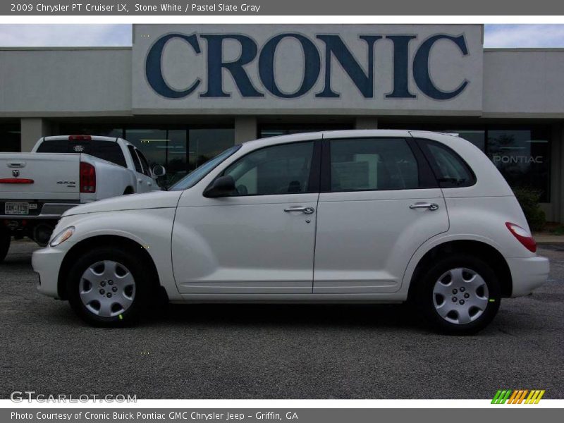 Stone White / Pastel Slate Gray 2009 Chrysler PT Cruiser LX