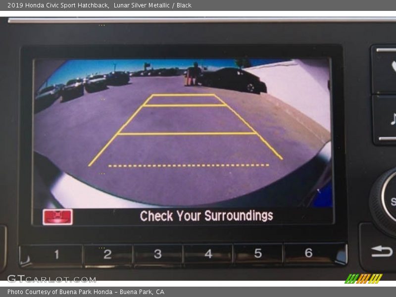 Lunar Silver Metallic / Black 2019 Honda Civic Sport Hatchback