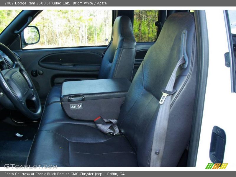 Bright White / Agate 2002 Dodge Ram 2500 ST Quad Cab