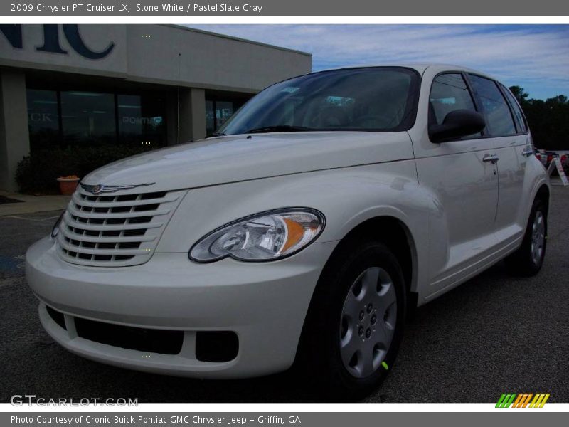 Stone White / Pastel Slate Gray 2009 Chrysler PT Cruiser LX