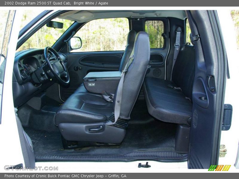 Bright White / Agate 2002 Dodge Ram 2500 ST Quad Cab