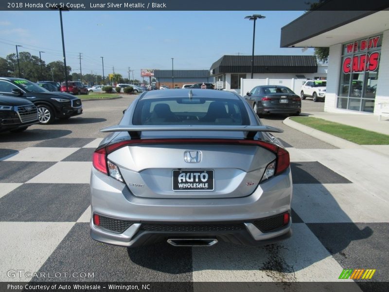 Lunar Silver Metallic / Black 2018 Honda Civic Si Coupe