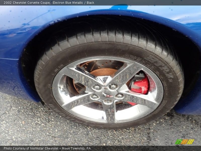 Electron Blue Metallic / Black 2002 Chevrolet Corvette Coupe
