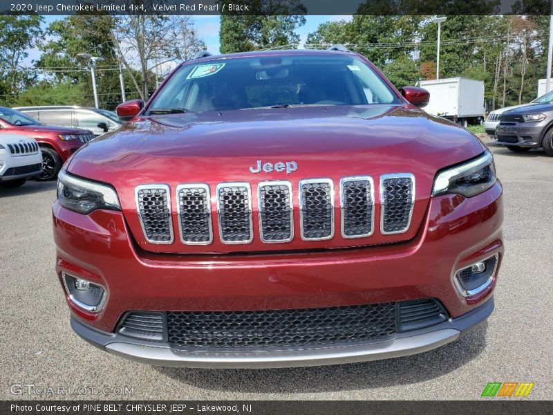 Velvet Red Pearl / Black 2020 Jeep Cherokee Limited 4x4