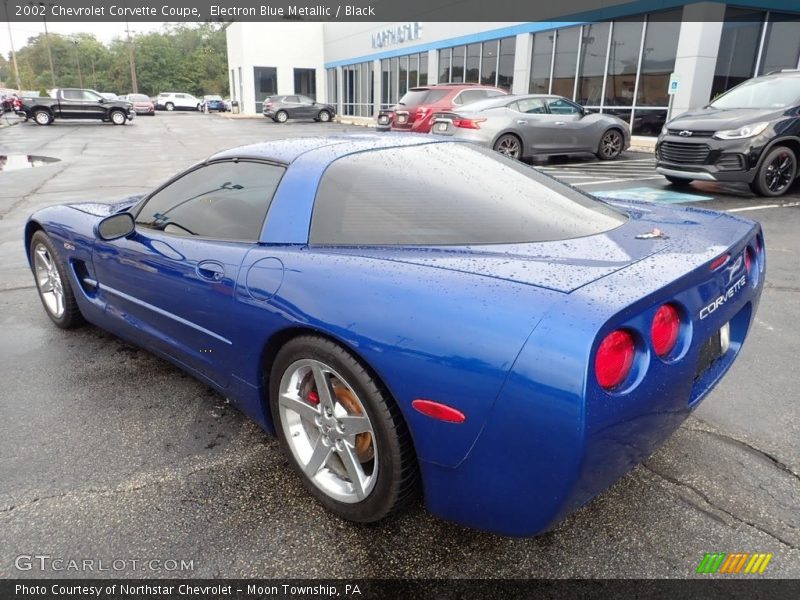Electron Blue Metallic / Black 2002 Chevrolet Corvette Coupe
