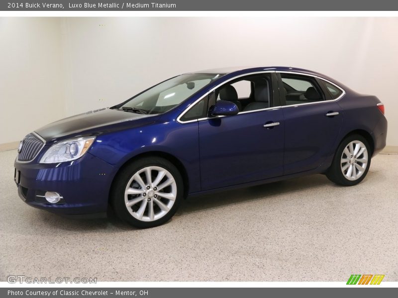 Luxo Blue Metallic / Medium Titanium 2014 Buick Verano