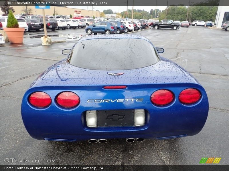 Electron Blue Metallic / Black 2002 Chevrolet Corvette Coupe