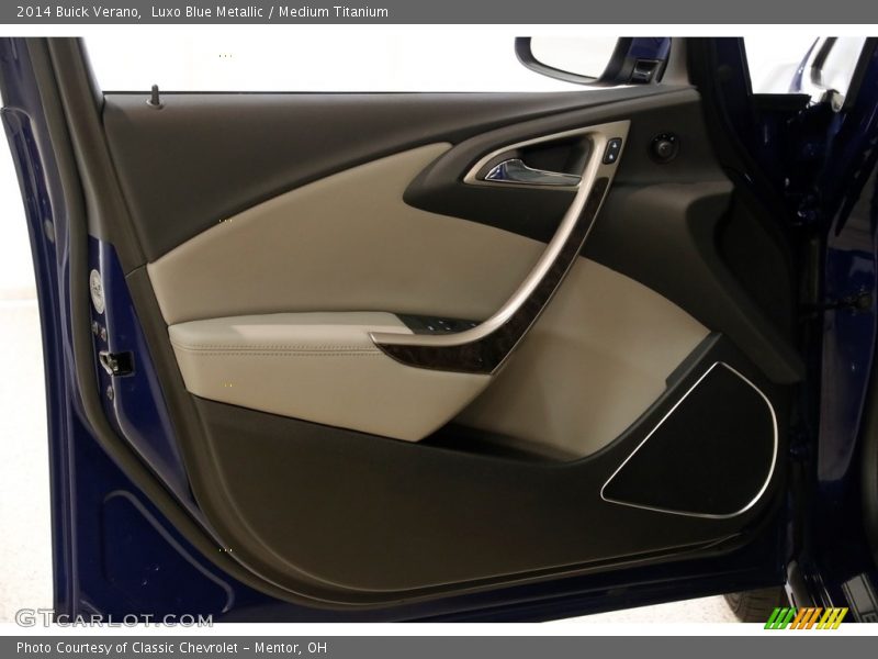 Luxo Blue Metallic / Medium Titanium 2014 Buick Verano