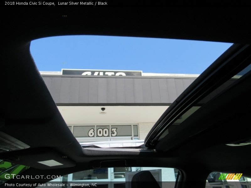 Lunar Silver Metallic / Black 2018 Honda Civic Si Coupe