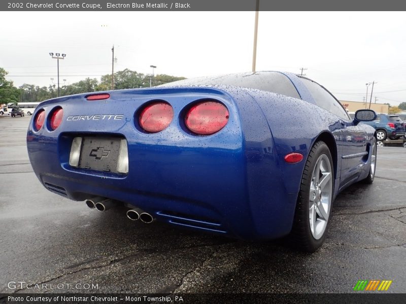 Electron Blue Metallic / Black 2002 Chevrolet Corvette Coupe