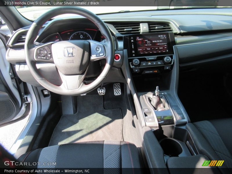 Lunar Silver Metallic / Black 2018 Honda Civic Si Coupe