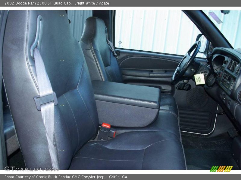Bright White / Agate 2002 Dodge Ram 2500 ST Quad Cab