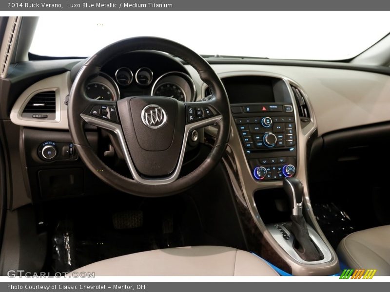 Luxo Blue Metallic / Medium Titanium 2014 Buick Verano