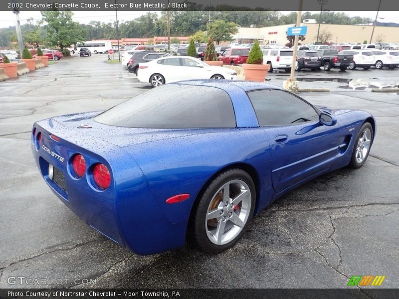 Electron Blue Metallic / Black 2002 Chevrolet Corvette Coupe