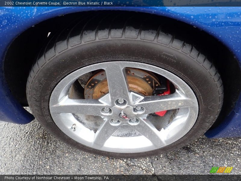 Electron Blue Metallic / Black 2002 Chevrolet Corvette Coupe