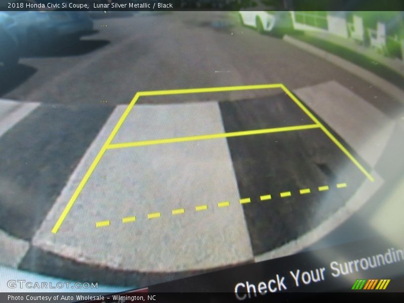 Lunar Silver Metallic / Black 2018 Honda Civic Si Coupe