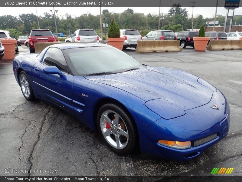 Electron Blue Metallic / Black 2002 Chevrolet Corvette Coupe