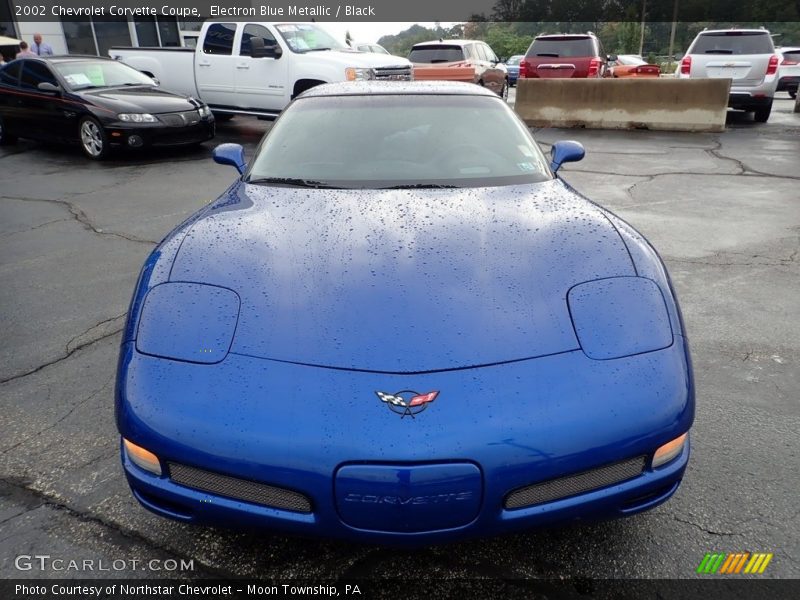 Electron Blue Metallic / Black 2002 Chevrolet Corvette Coupe