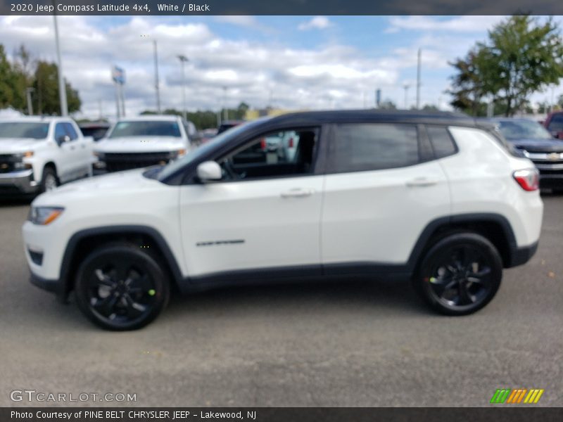 White / Black 2020 Jeep Compass Latitude 4x4