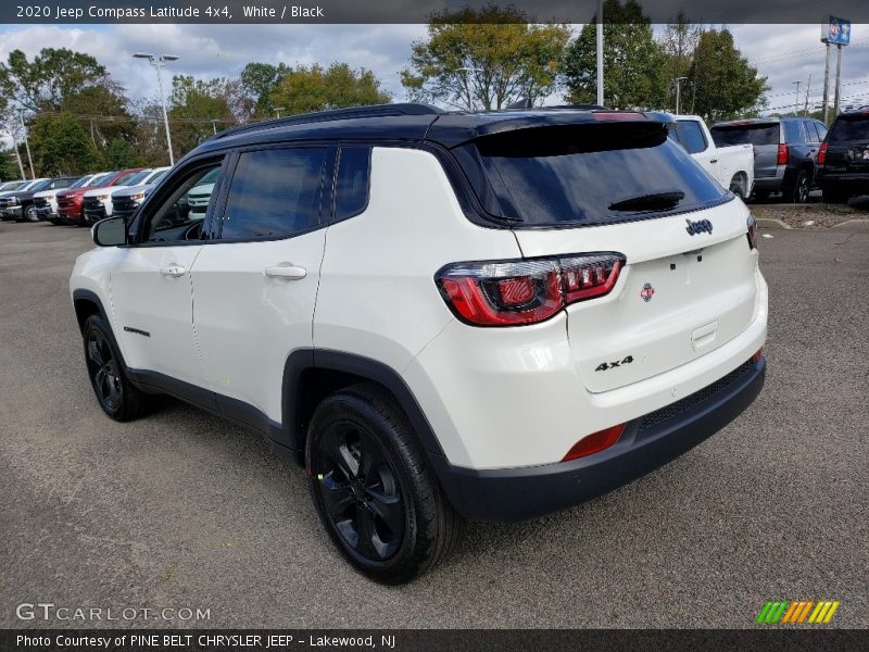 White / Black 2020 Jeep Compass Latitude 4x4