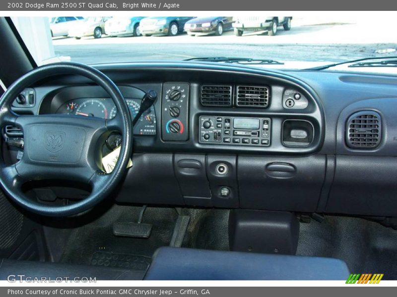 Bright White / Agate 2002 Dodge Ram 2500 ST Quad Cab