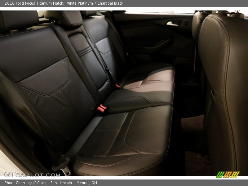 White Platinum / Charcoal Black 2016 Ford Focus Titanium Hatch