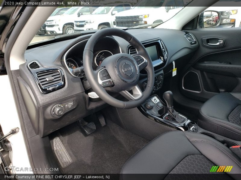 White / Black 2020 Jeep Compass Latitude 4x4
