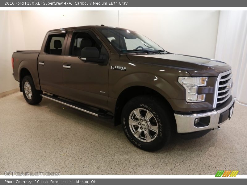 Caribou / Medium Earth Gray 2016 Ford F150 XLT SuperCrew 4x4