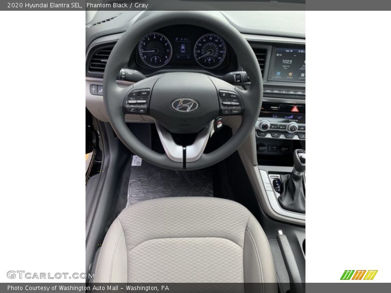 Phantom Black / Gray 2020 Hyundai Elantra SEL