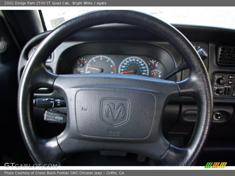 Bright White / Agate 2002 Dodge Ram 2500 ST Quad Cab