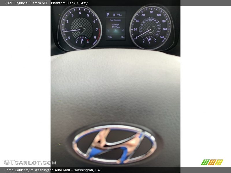 Phantom Black / Gray 2020 Hyundai Elantra SEL
