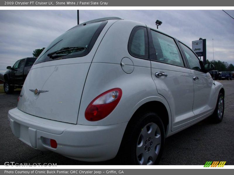 Stone White / Pastel Slate Gray 2009 Chrysler PT Cruiser LX