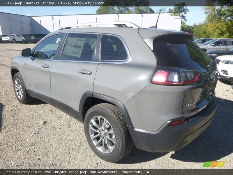 Sting-Gray / Black 2019 Jeep Cherokee Latitude Plus 4x4
