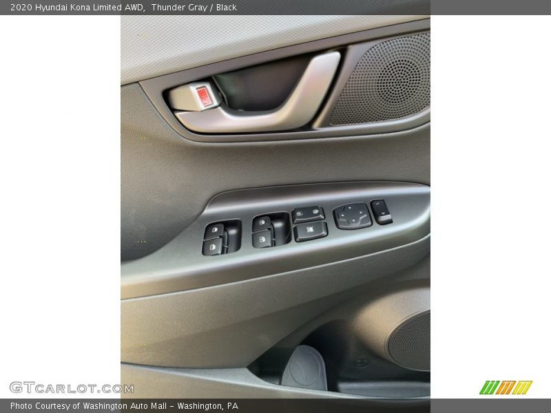 Thunder Gray / Black 2020 Hyundai Kona Limited AWD