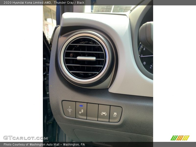 Thunder Gray / Black 2020 Hyundai Kona Limited AWD