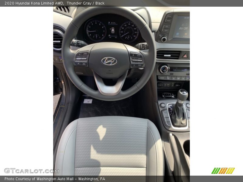 Thunder Gray / Black 2020 Hyundai Kona Limited AWD