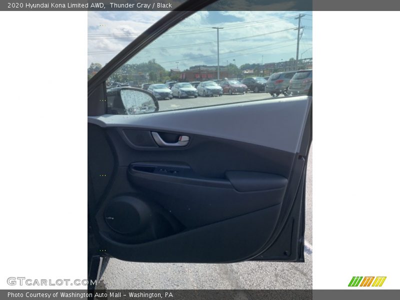 Thunder Gray / Black 2020 Hyundai Kona Limited AWD