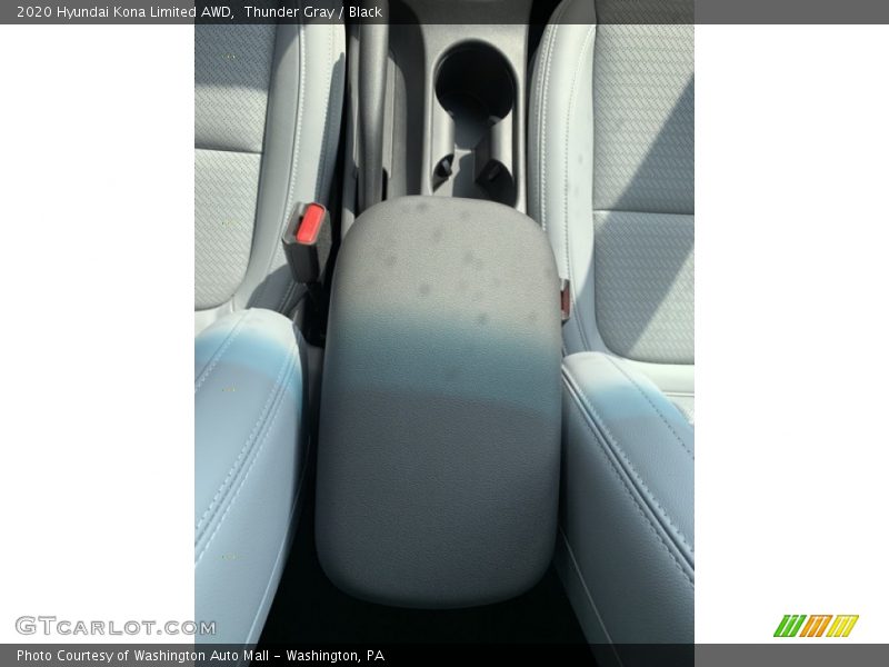 Thunder Gray / Black 2020 Hyundai Kona Limited AWD