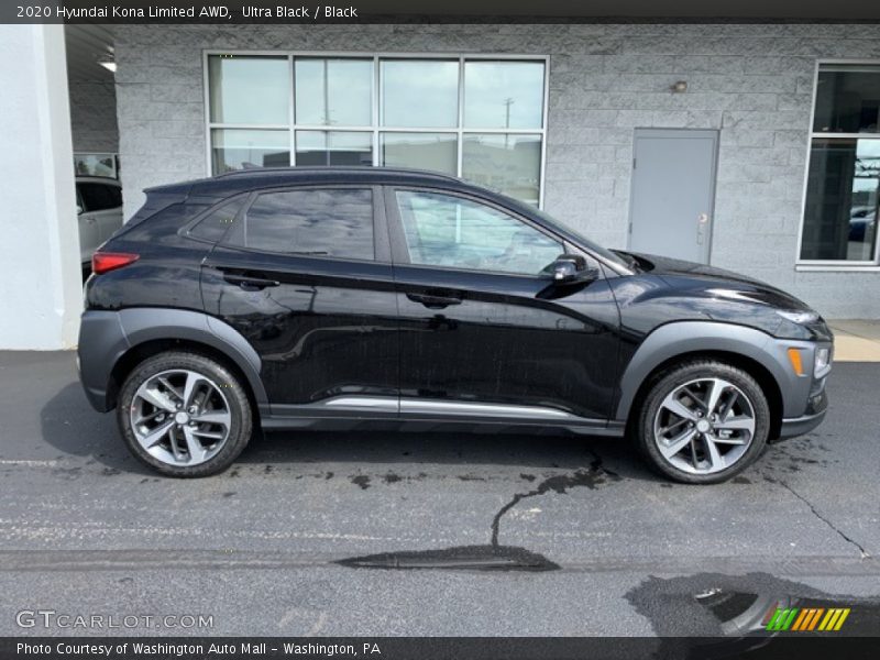 Ultra Black / Black 2020 Hyundai Kona Limited AWD