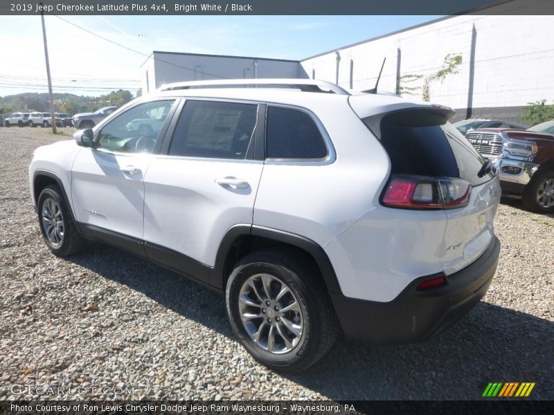 Bright White / Black 2019 Jeep Cherokee Latitude Plus 4x4