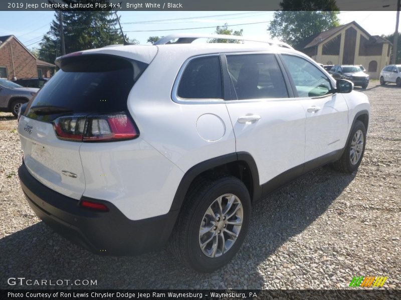 Bright White / Black 2019 Jeep Cherokee Latitude Plus 4x4